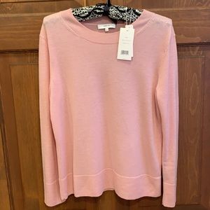 NWT Vince Pink crew neck sweater Medium